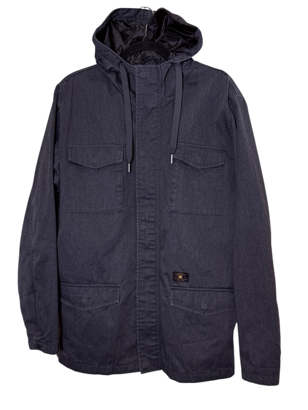 DC Men's Mast Adon M Hooded Utility Jacket sz M